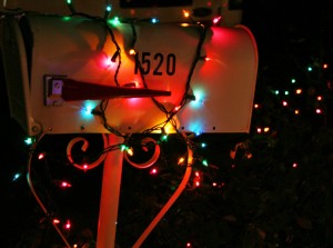 Mailbox with lights