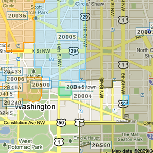 ZIP Code Boundary Sample