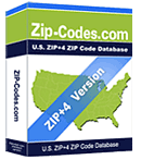 ZIP+4 9 Digit ZIP Code Database