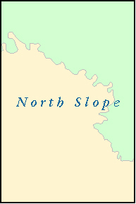 NORTH SLOPE County, AK ZIP Code Map