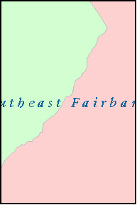 SOUTHEAST FAIRBANKS County, AK ZIP Code Map