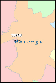 MARENGO County, AL ZIP Code Map