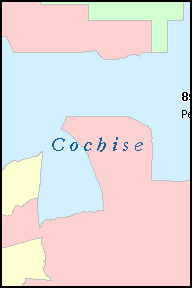 COCHISE County, AZ ZIP Code Map