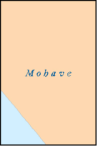 MOHAVE County, AZ ZIP Code Map