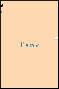 YUMA County, Arizona Digital ZIP Code Map