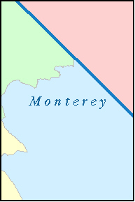MONTEREY County, CA ZIP Code Map
