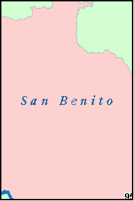 SAN BENITO County, CA ZIP Code Map
