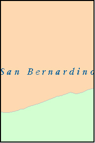 SAN BERNARDINO County, CA ZIP Code Map