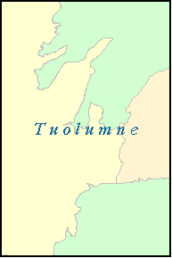 TUOLUMNE County, CA ZIP Code Map