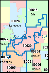 Map Of Colorado Springs Zip Codes - Maping Resources