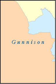 GUNNISON County, CO ZIP Code Map