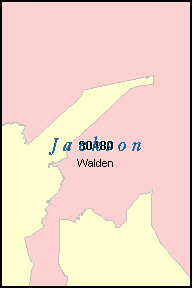 JACKSON County, CO ZIP Code Map