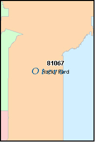OTERO County, CO ZIP Code Map