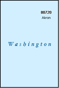 WASHINGTON County, CO ZIP Code Map