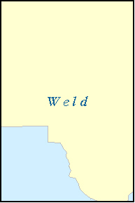 WELD County, CO ZIP Code Map