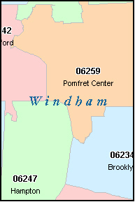 Willimantic Ct Map