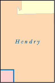 HENDRY County, FL ZIP Code Map