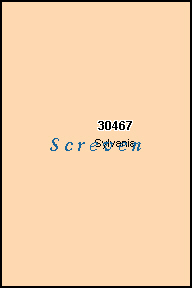 SCREVEN County, GA ZIP Code Map