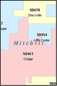 CARPENTER Iowa, IA ZIP Code Map