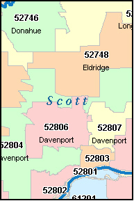 Iowa Zip Code Map With Counties Zip Code Map Map County Map - Bank2home.com