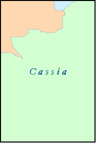 CASSIA County, ID ZIP Code Map