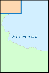 FREMONT County, ID ZIP Code Map