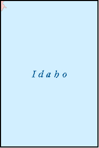 IDAHO County, ID ZIP Code Map