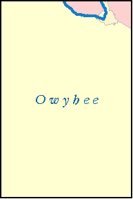 OWYHEE County, ID ZIP Code Map