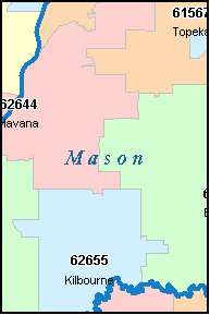 Mason Oh Zip Code Map - United States Map