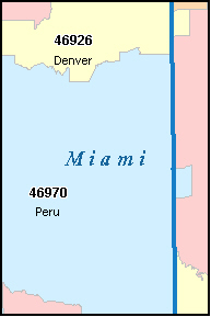 MEXICO Indiana, IN ZIP Code Map