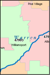 Lebanon Indiana Map