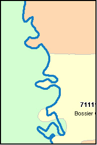 CADDO County, LA ZIP Code Map