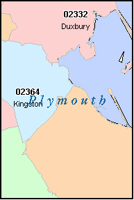 PLYMOUTH County, MA ZIP Code