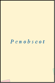 PENOBSCOT County, ME ZIP Code Map