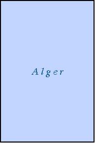 ALGER County, MI ZIP Code Map