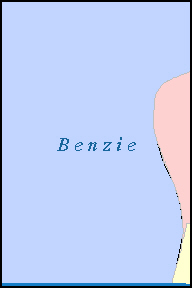 BENZIE County, MI ZIP Code Map