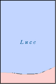 LUCE County, MI ZIP Code Map