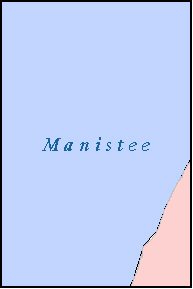 MANISTEE County, MI ZIP Code Map