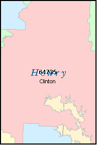 HENRY County, MO ZIP Code Map