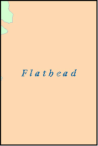 FLATHEAD County, MT ZIP Code Map