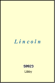 LINCOLN County, MT ZIP Code Map