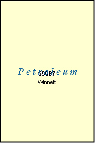 PETROLEUM County, MT ZIP Code Map