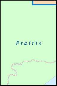 PRAIRIE County, MT ZIP Code Map