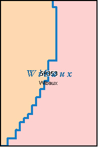 WIBAUX County, MT ZIP Code Map