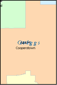 GRIGGS County, ND ZIP Code Map