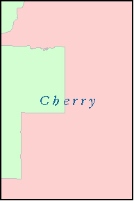 CHERRY County, NE ZIP Code Map