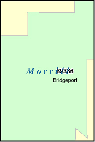 MORRILL County, NE ZIP Code Map