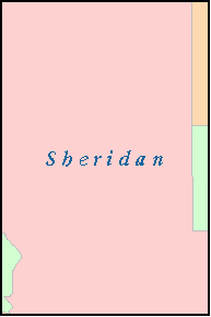 SHERIDAN County, NE ZIP Code Map