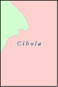 CIBOLA County, NM ZIP Code Map