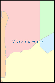 TORRANCE County, NM ZIP Code Map